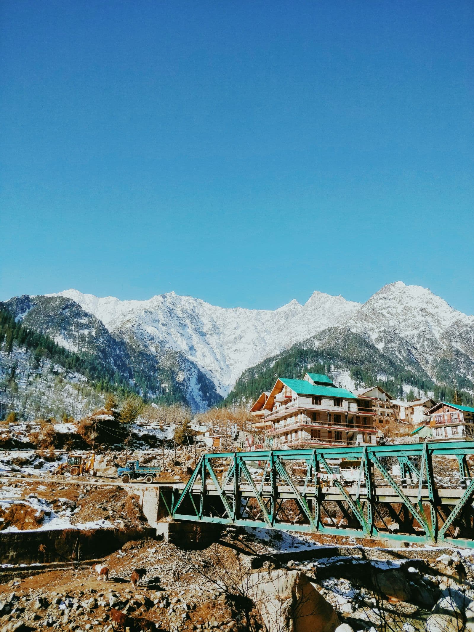 Mountain views in Himachal Pradesh
