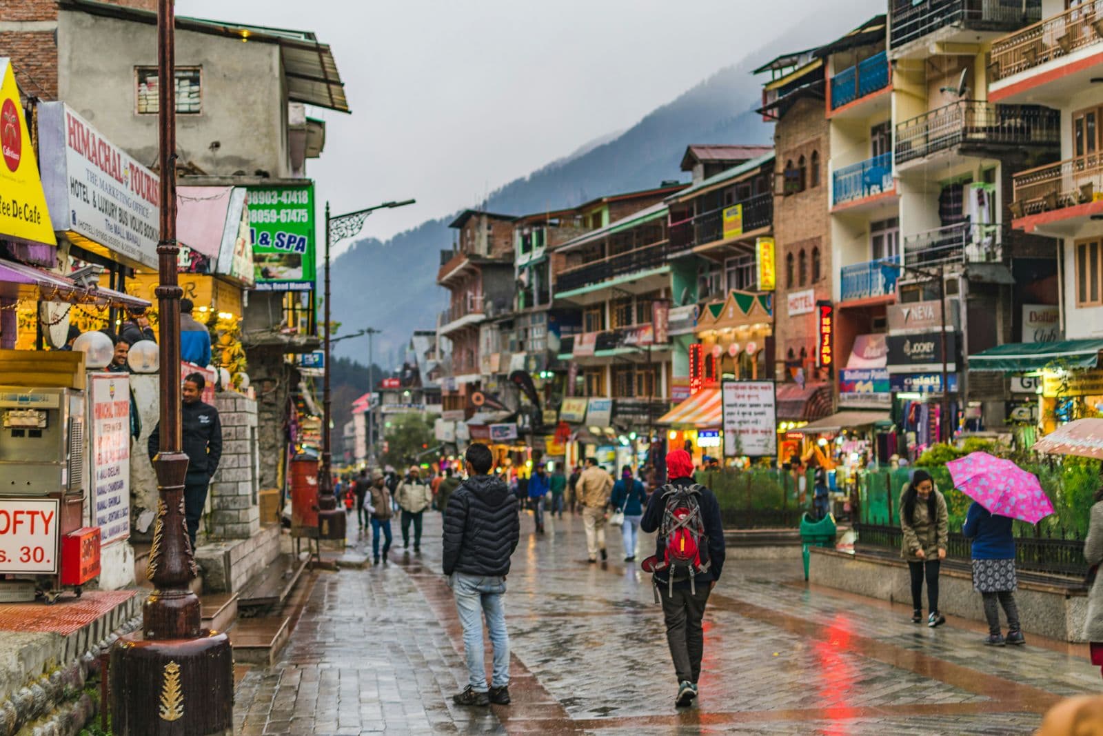 Manali valley and Solang scenery